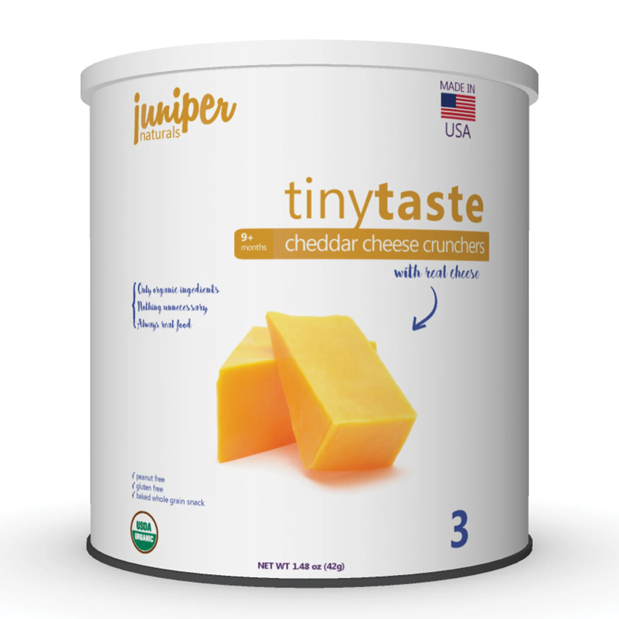 Juniper Naturals cheddar cheese crunchers