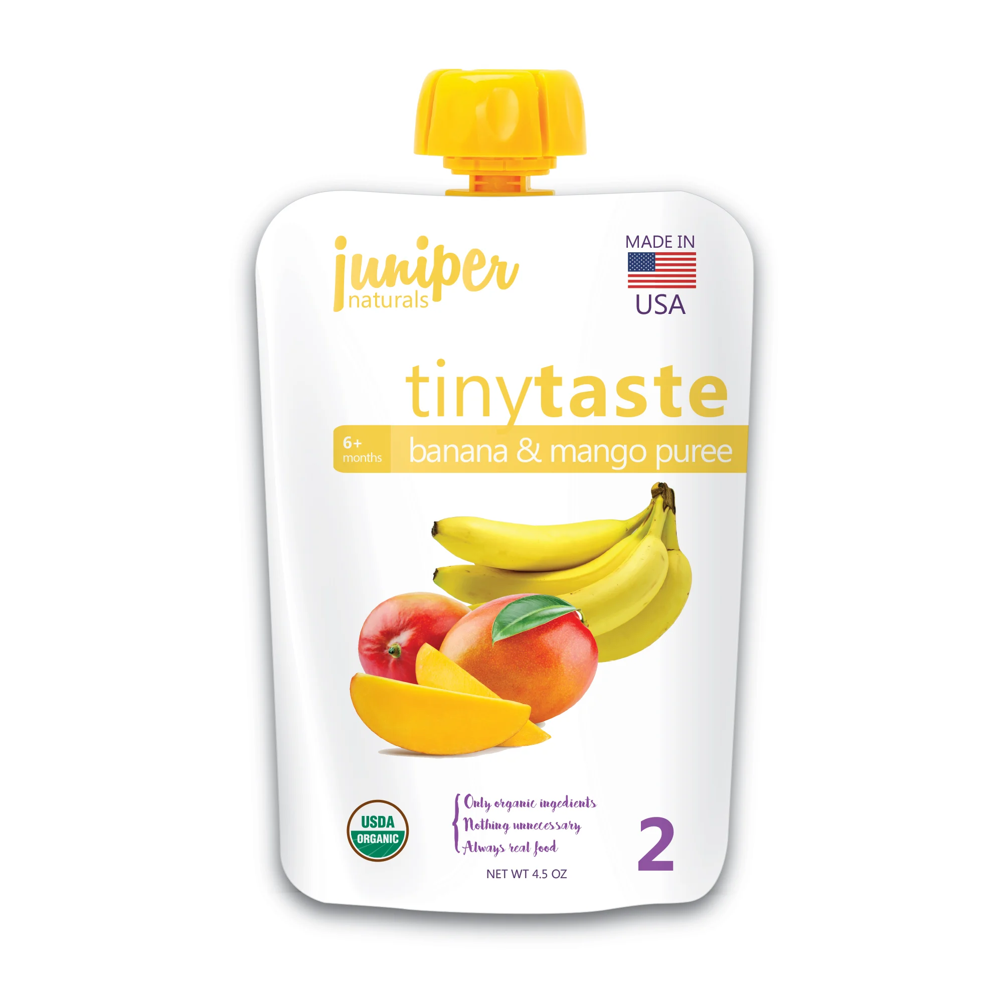 Juniper Naturals banana mango puree