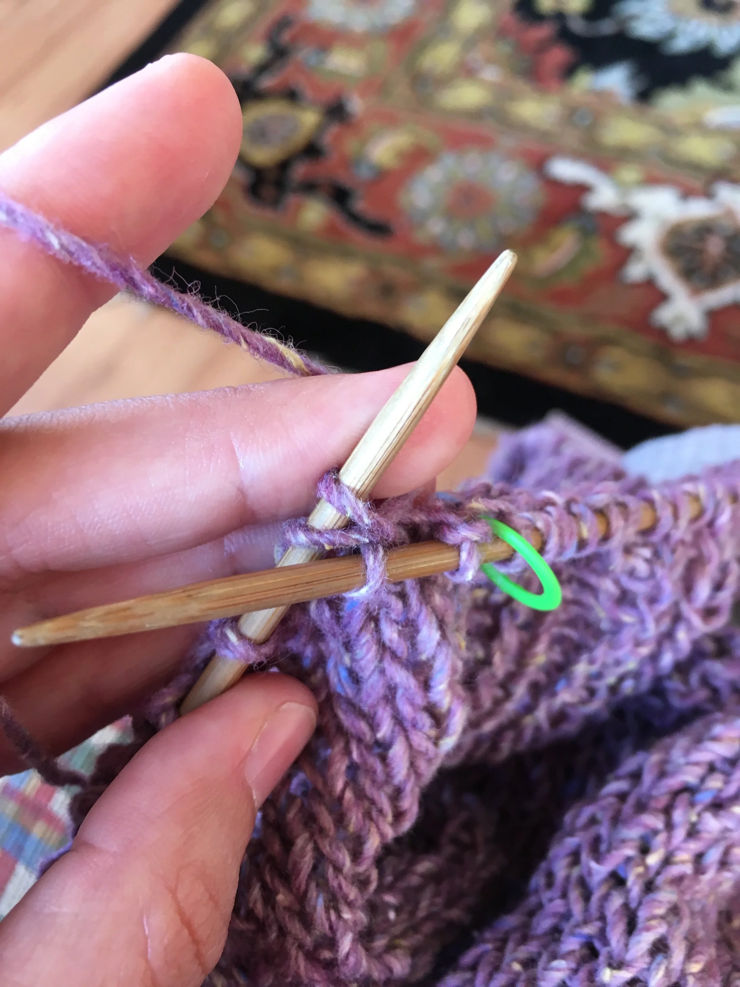 How to decrease in knitting, and in life too.