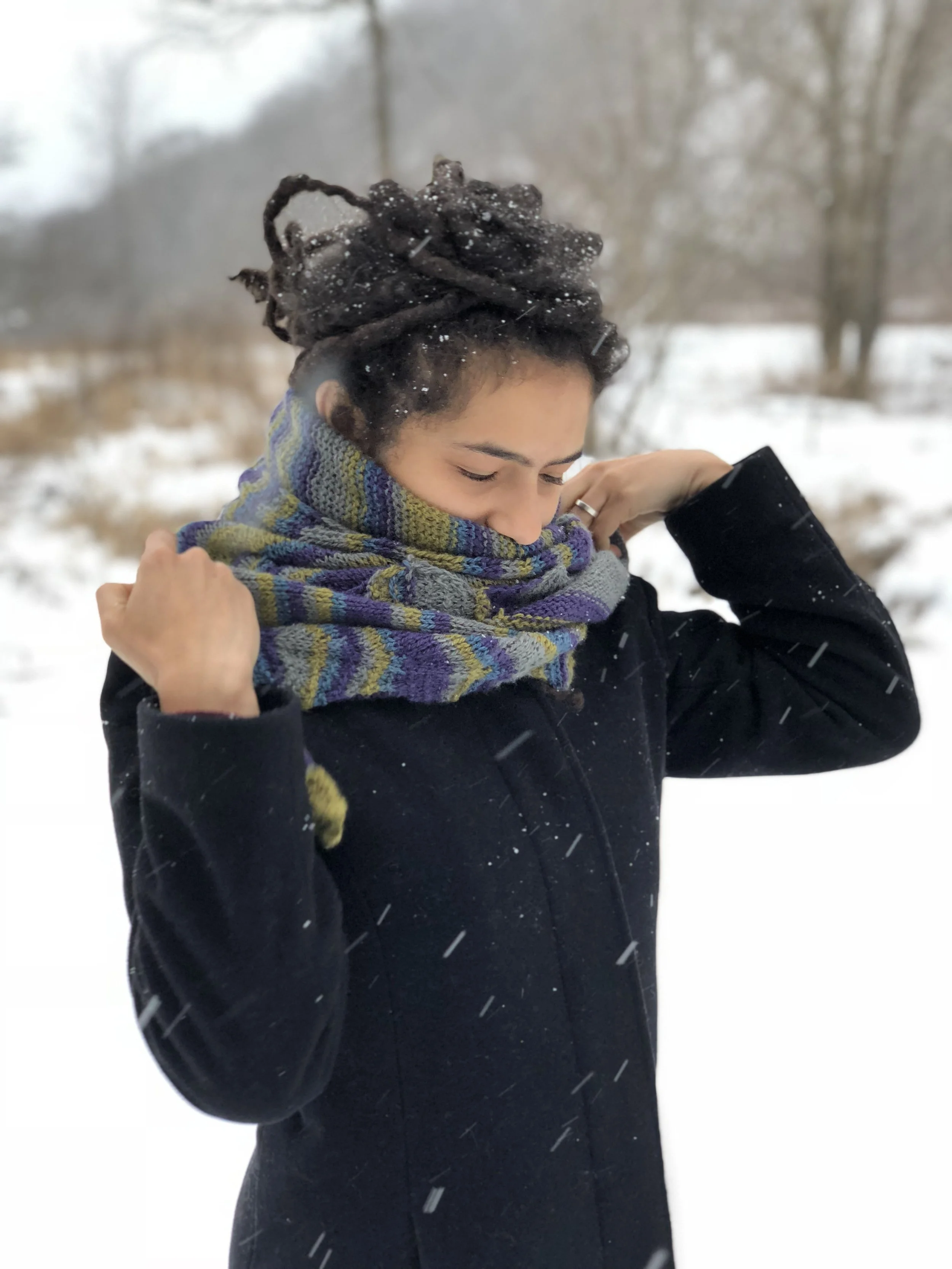 Viewpoint Farm Fibers Shawlette