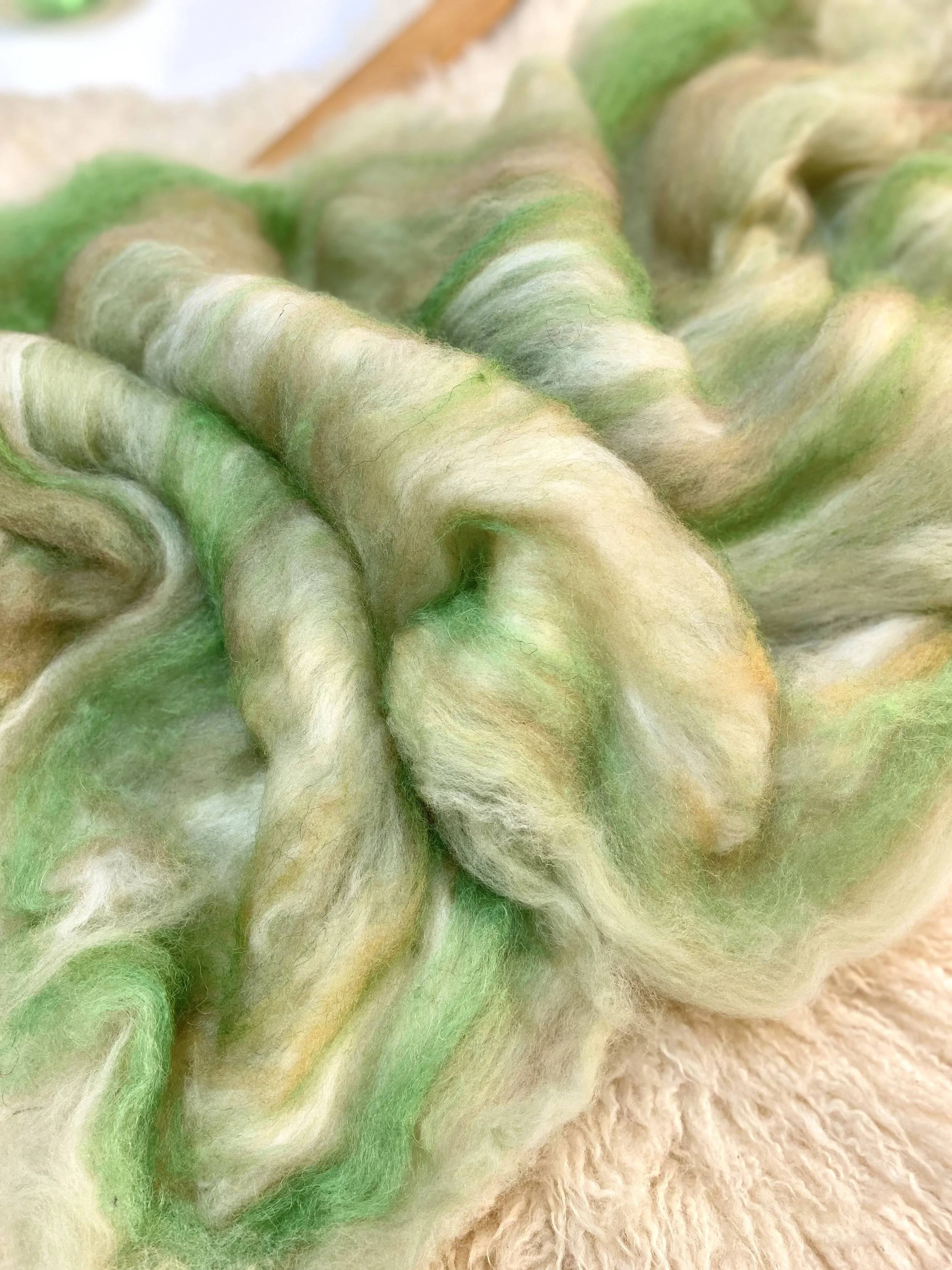 Hand Dyed Merino Wool Roving — Mother of Purl