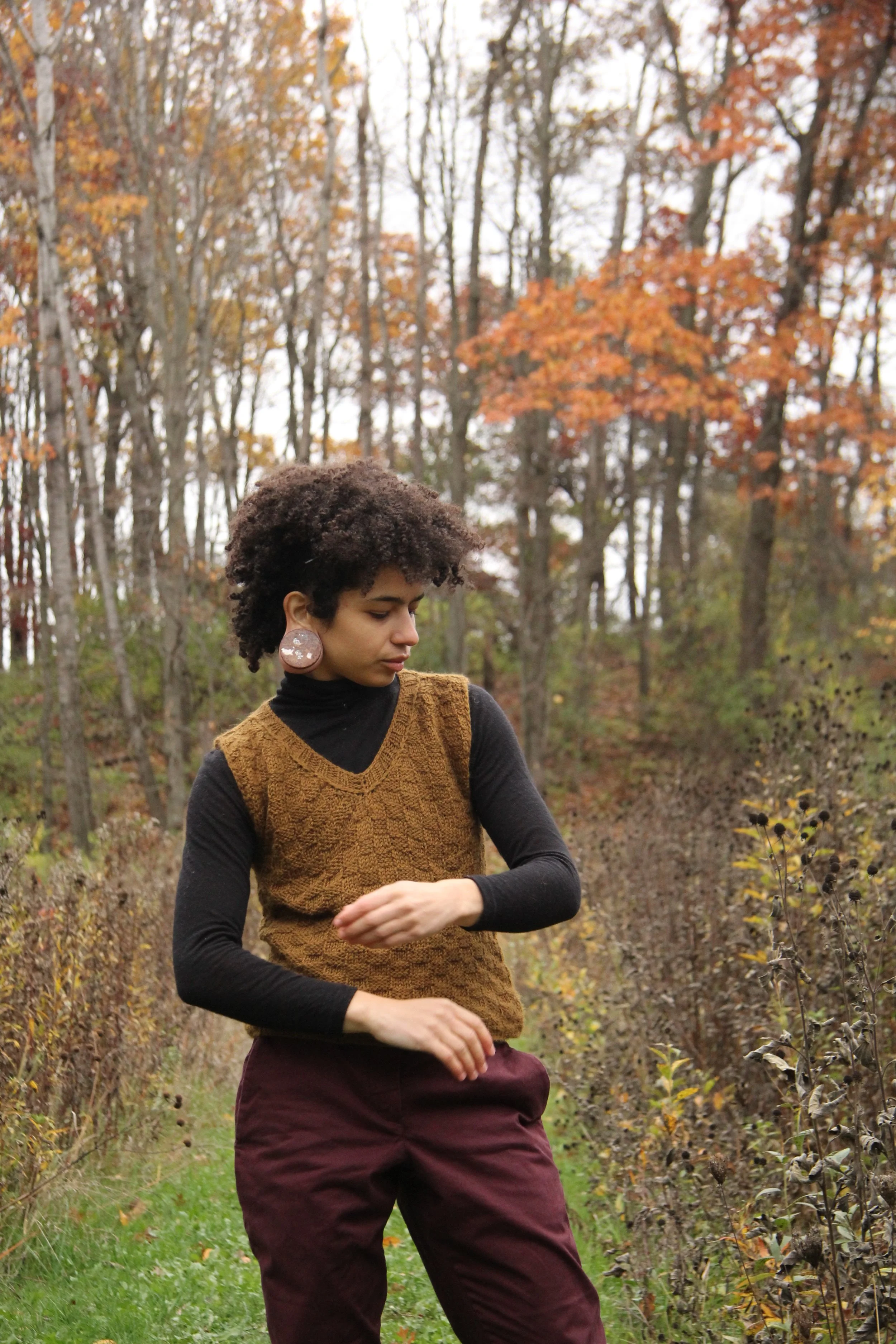 Ochre Sweater Vest