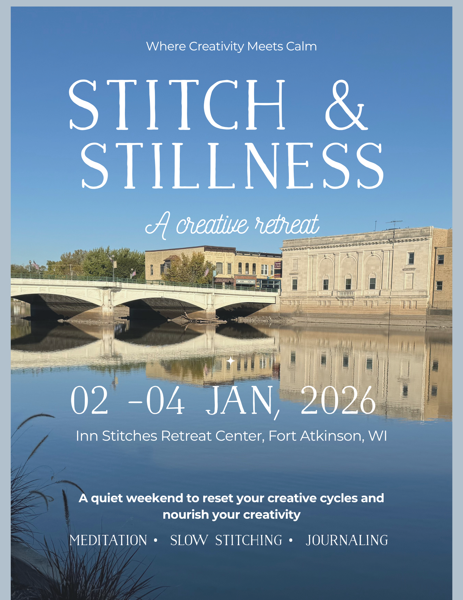 Stitch and Stillness : Creative Reset Retreat For Textile Artists