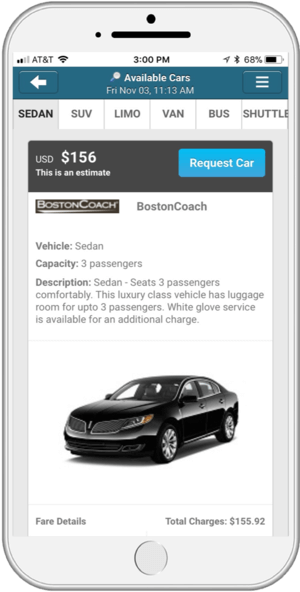 Book Ground Transportation on the go