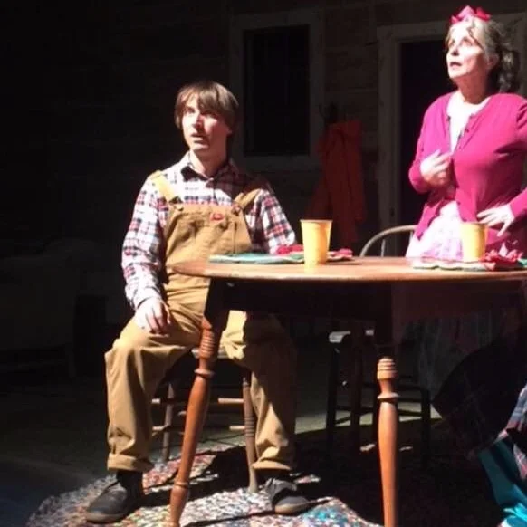 As Ellard in The Foreigner , Stratton Players