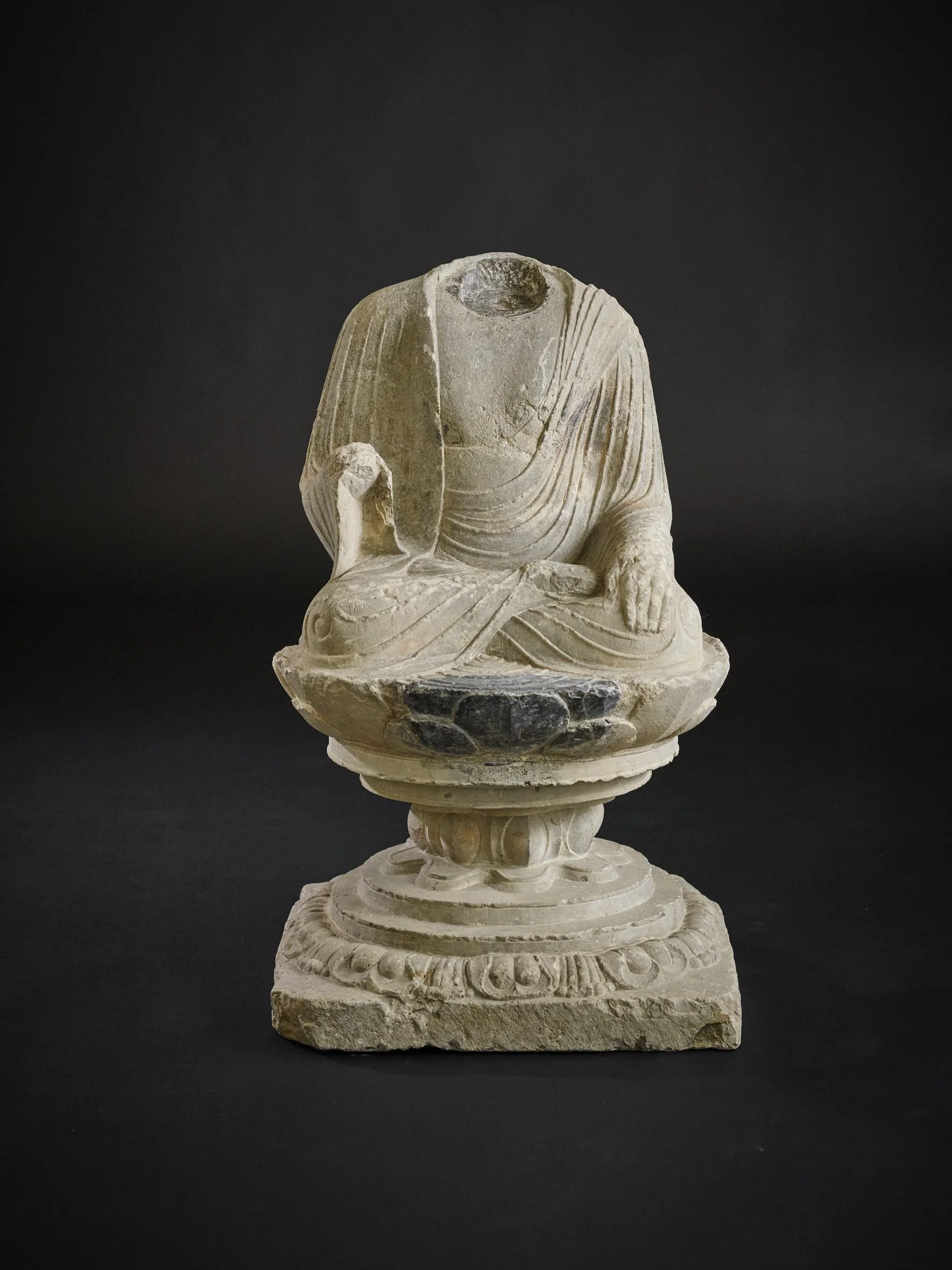 A rare Tang period seated buddha.