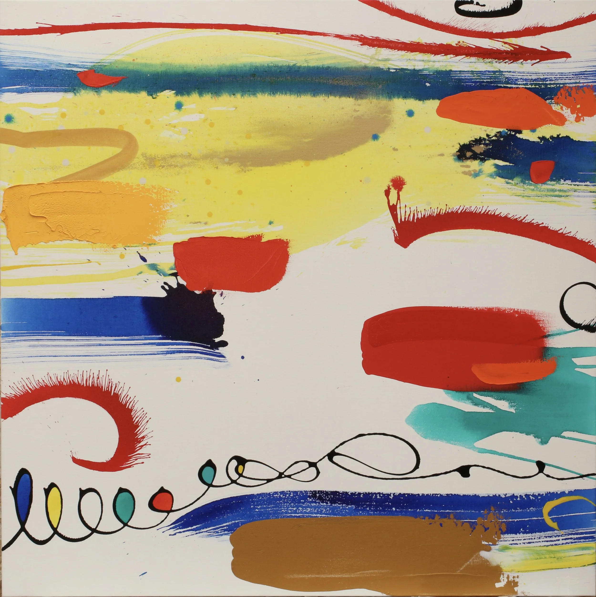 Jane Brans - mixed media on canvas