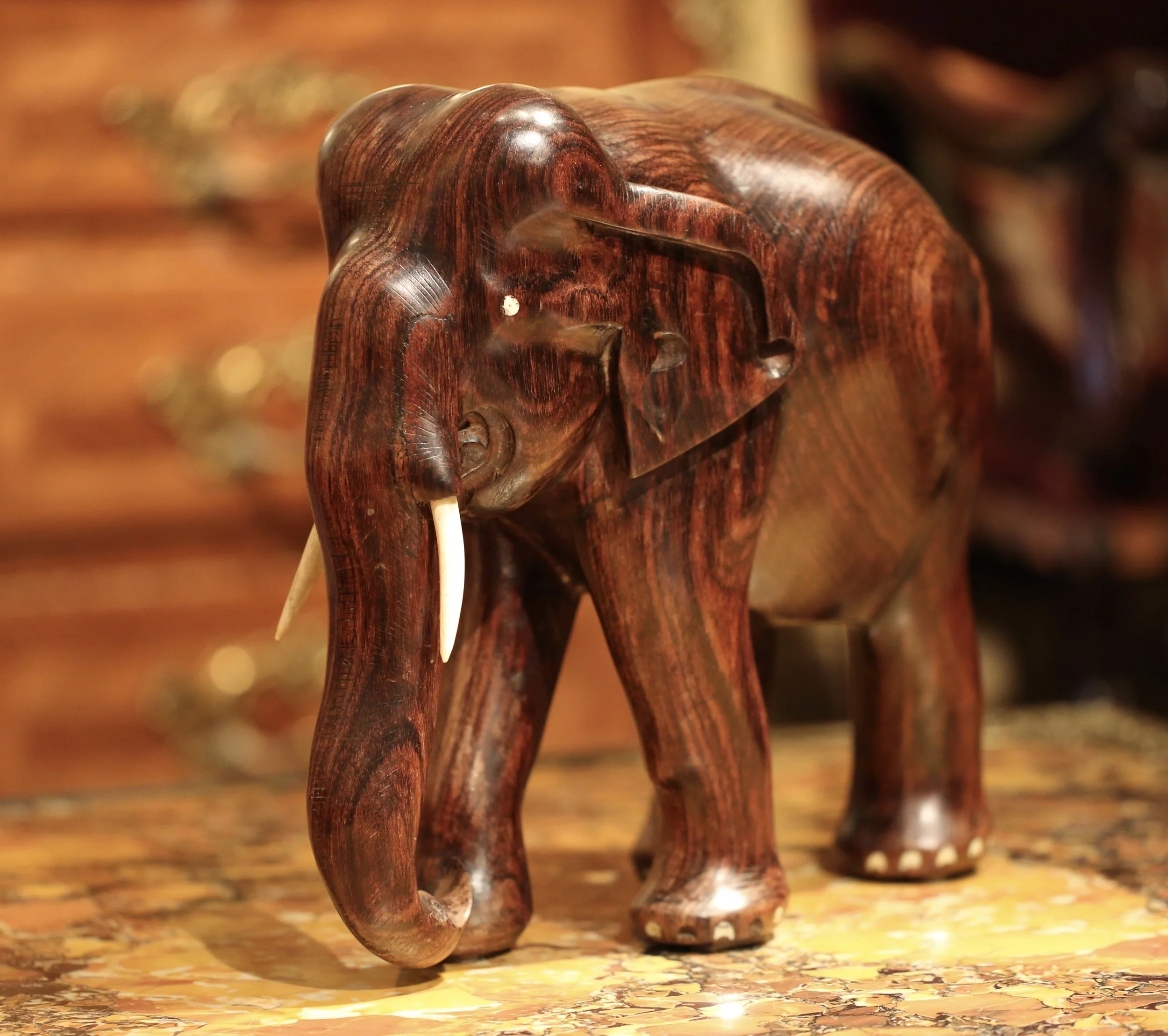 Ceylonese carved elephant