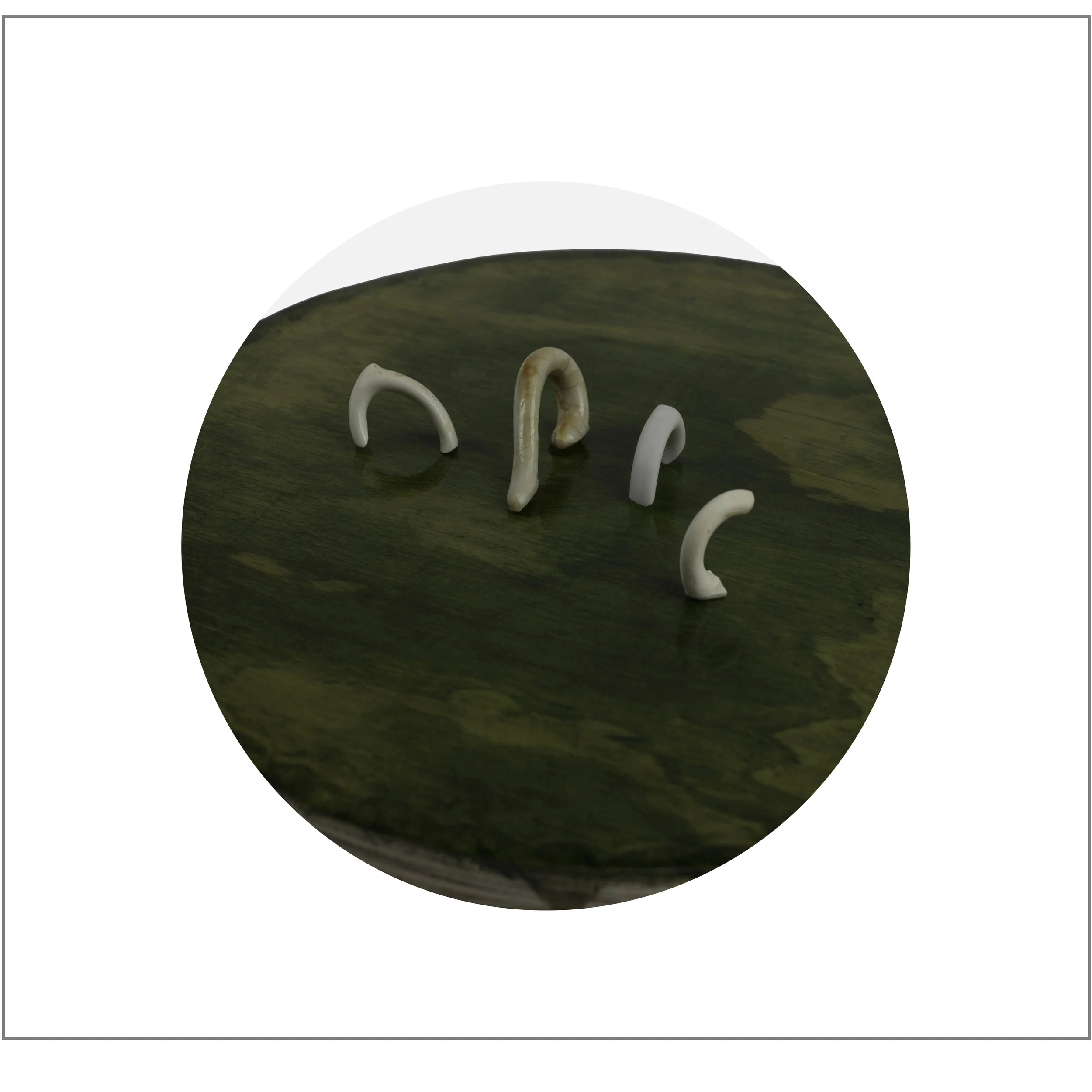 Among the porcelain, among some talk of you and me