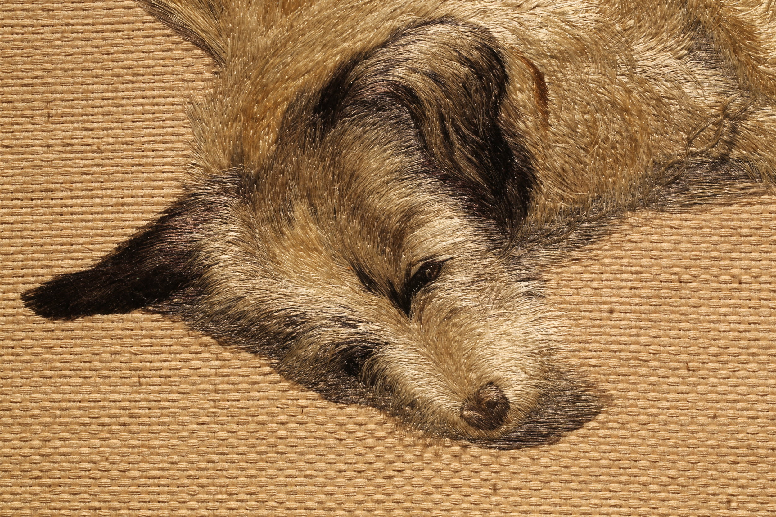 Japanese silk needlework