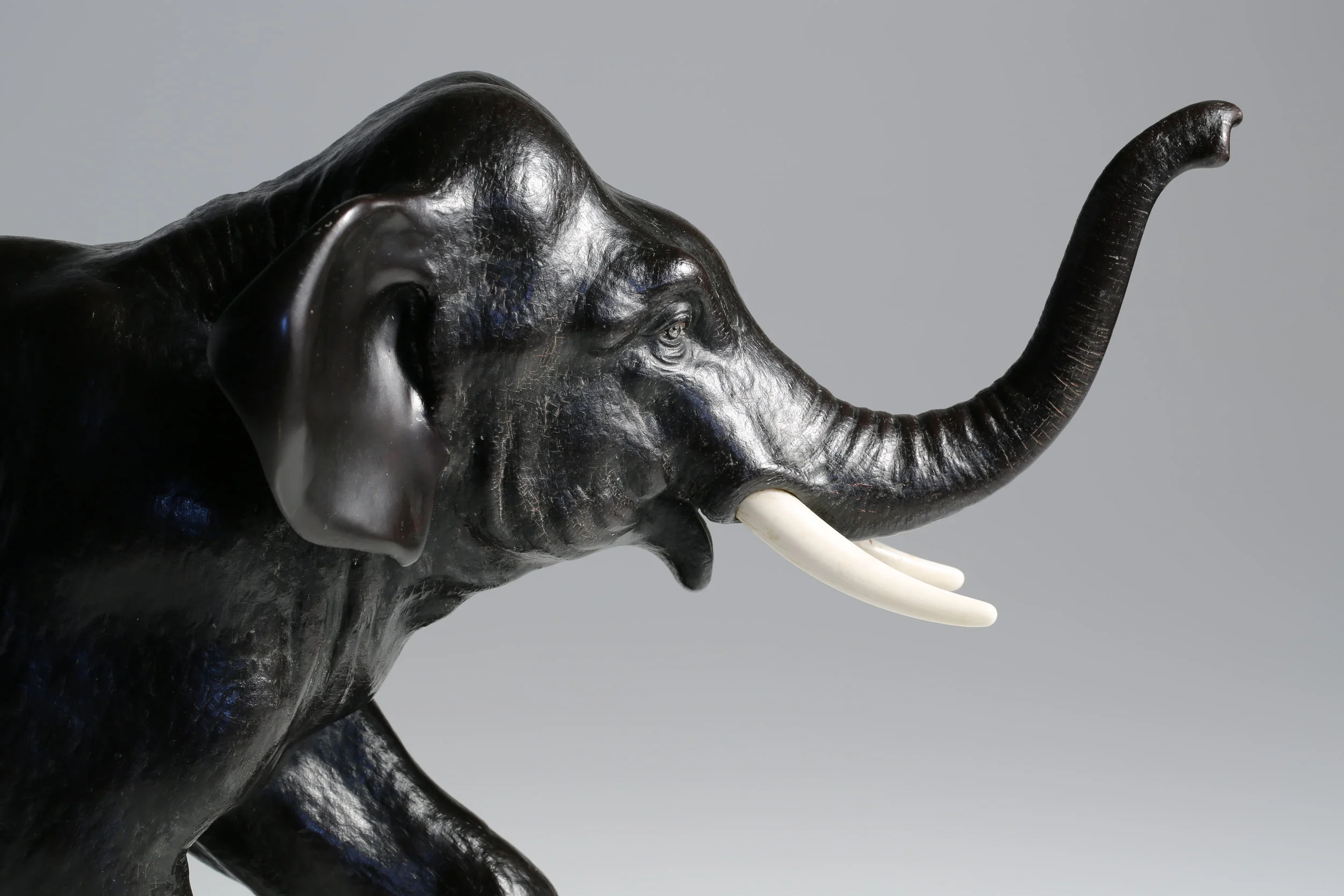 Meiji bronze elephant