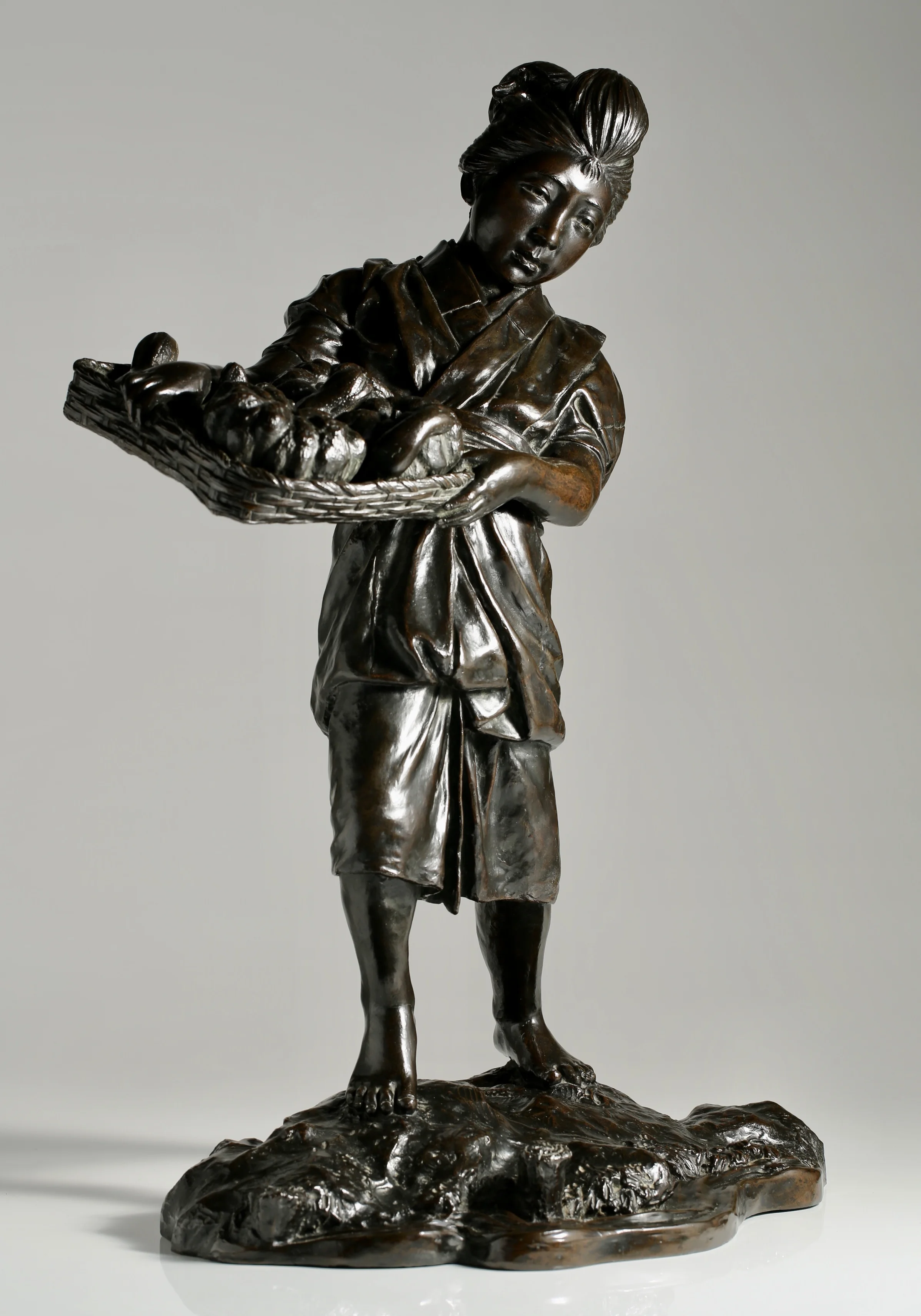 Tokyo School bronze figure