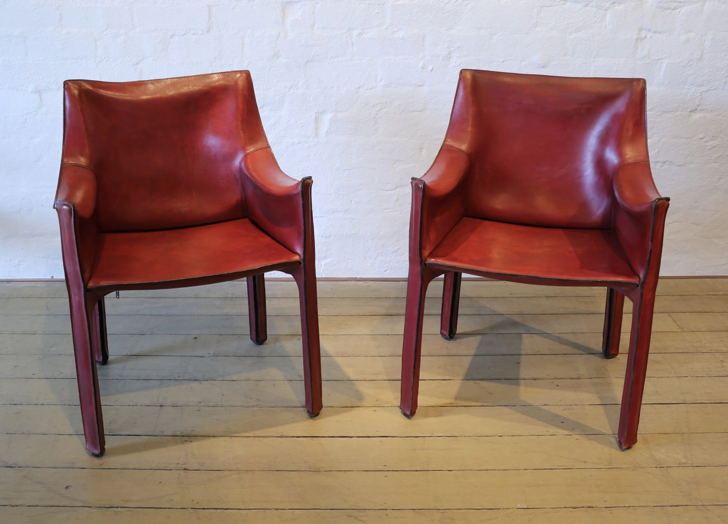 Pair of cab armchairs