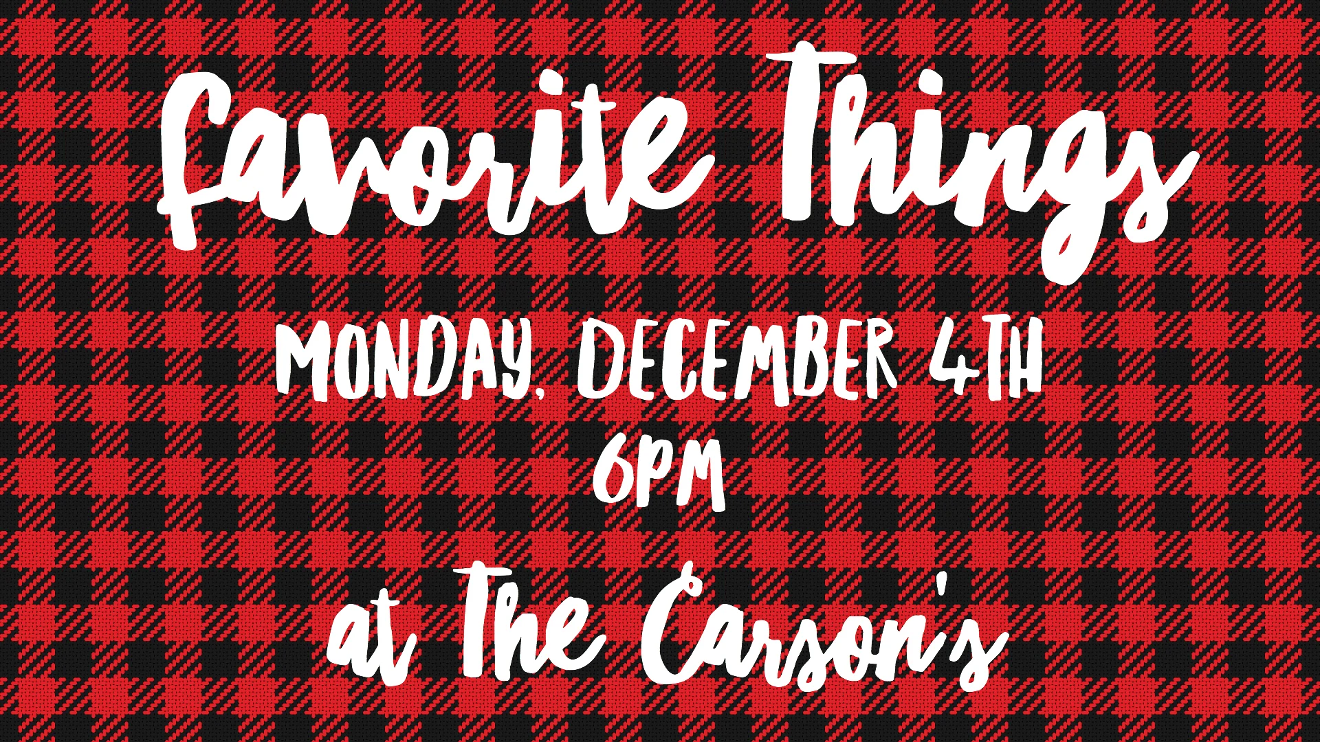 Ladies - Favorite Things Party