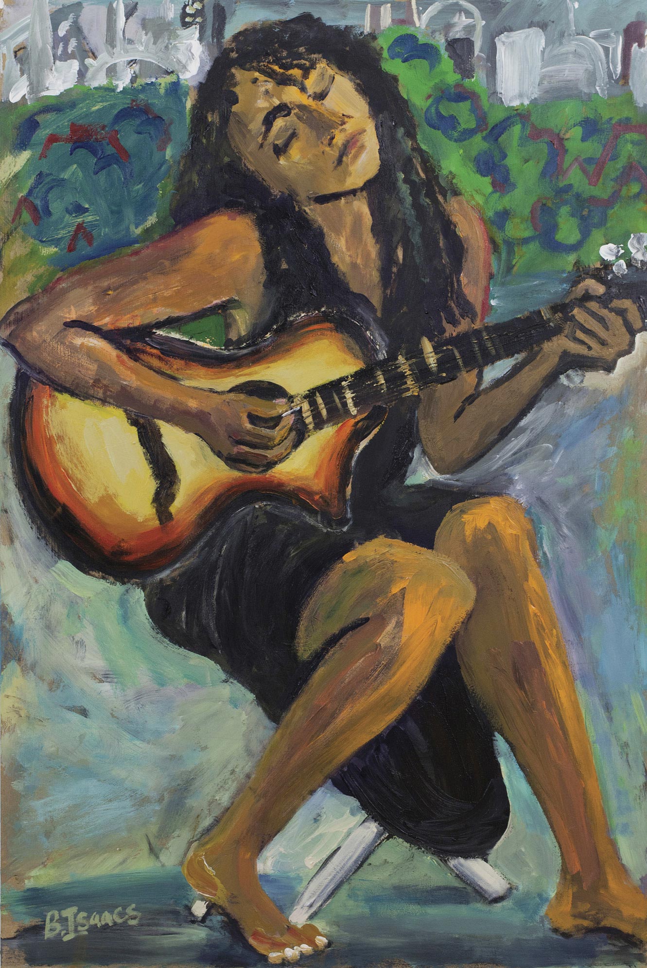 MAYAENI Acrylic on Wood | 62 x 92 cm | 2012