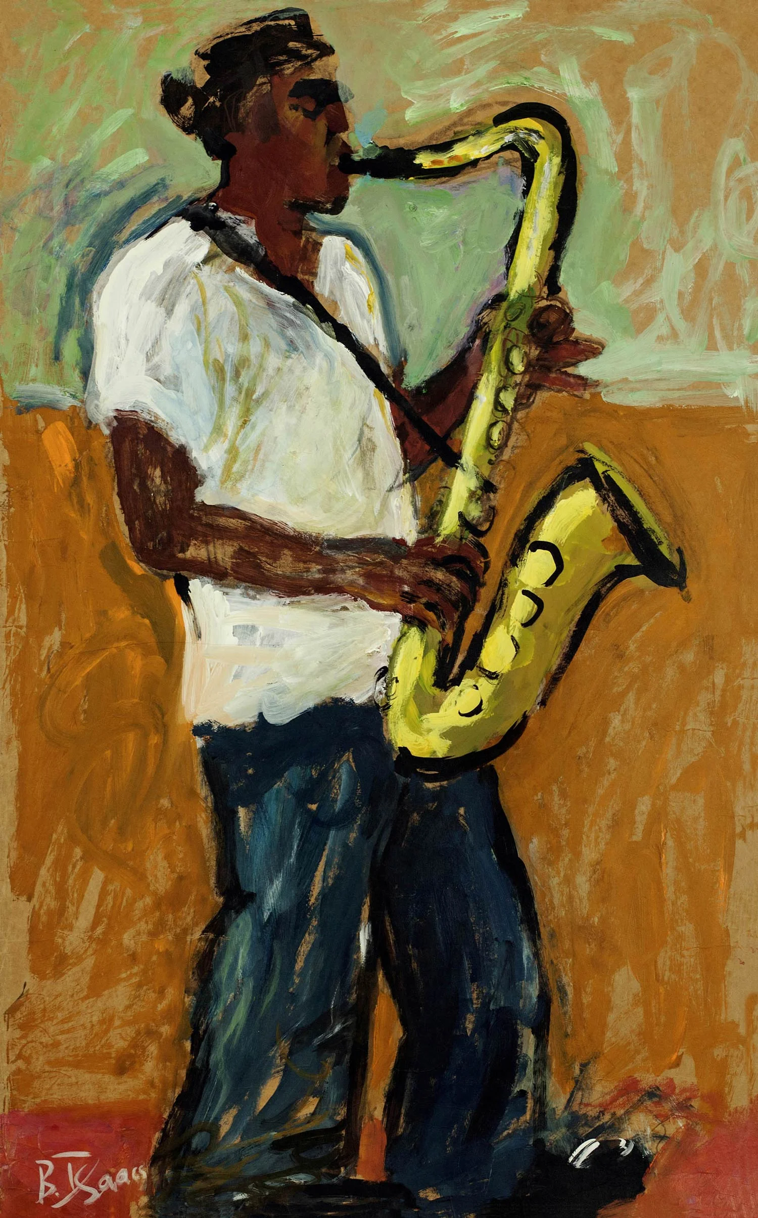 MOMENT'S NOTICE Acrylic on Paper | 79 x 101 cm (framed) | 2010