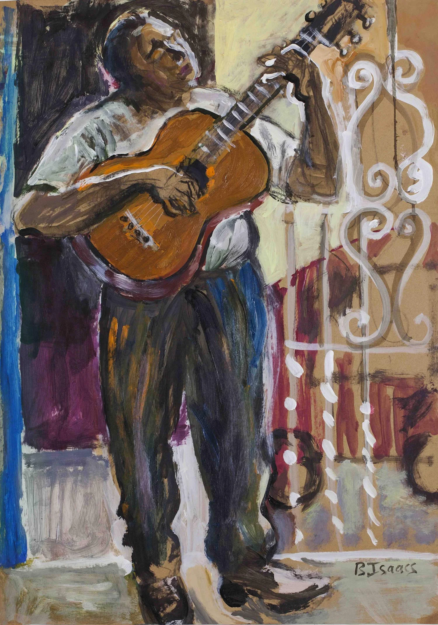 THE SERENADE Acrylic on Card | 79 x 101 cm (framed) | 2010