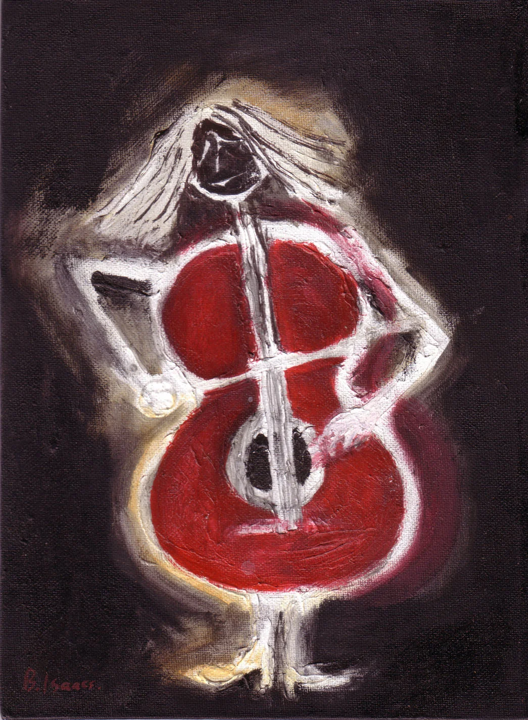 I AM A CELLO Oil on Canvass Board | 18 x 24 cm | 2008 Buy Framed £260.00