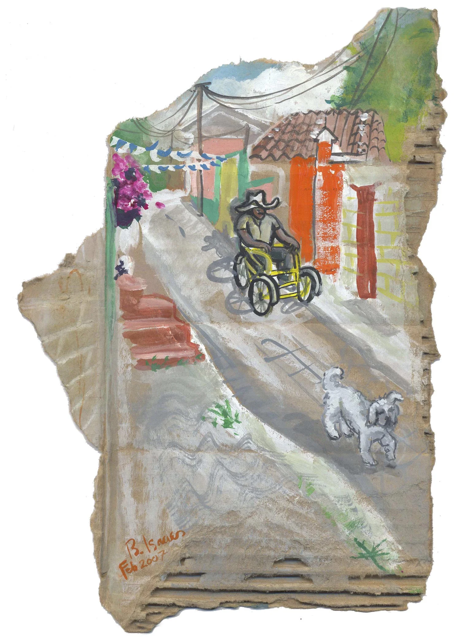 CALLE SAN CRISTOBAL Gouache on Cardboard | 29 x 40.5 cm | 2007