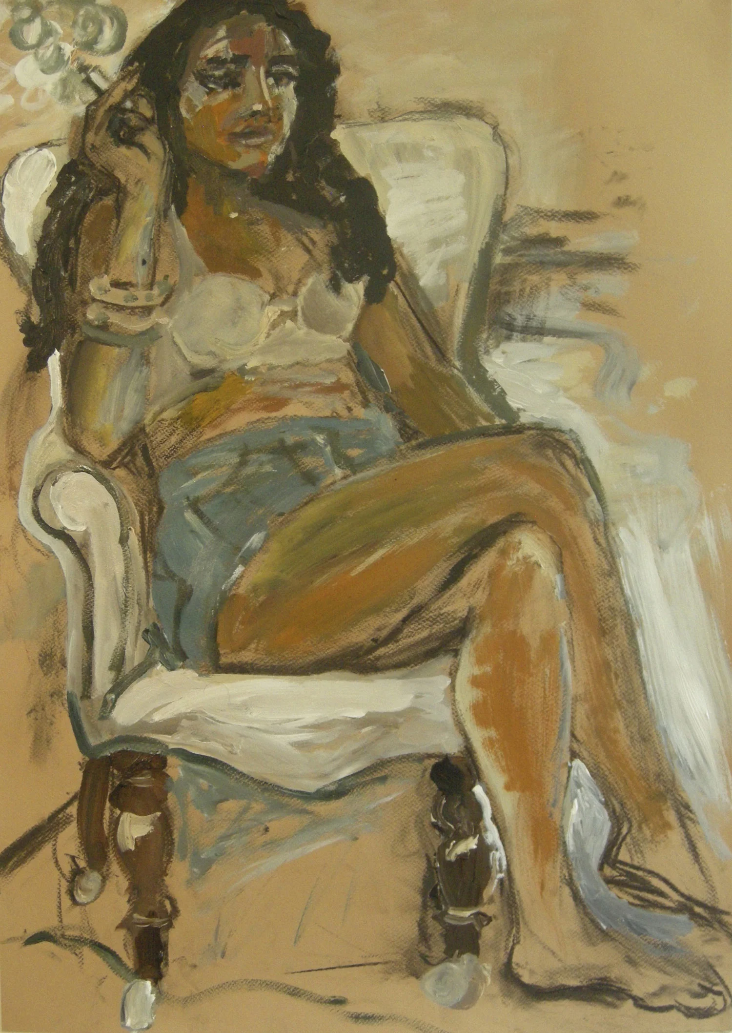 CONTEMPLATING Mixed Media on Paper | 50 x 70 cm | 2013
