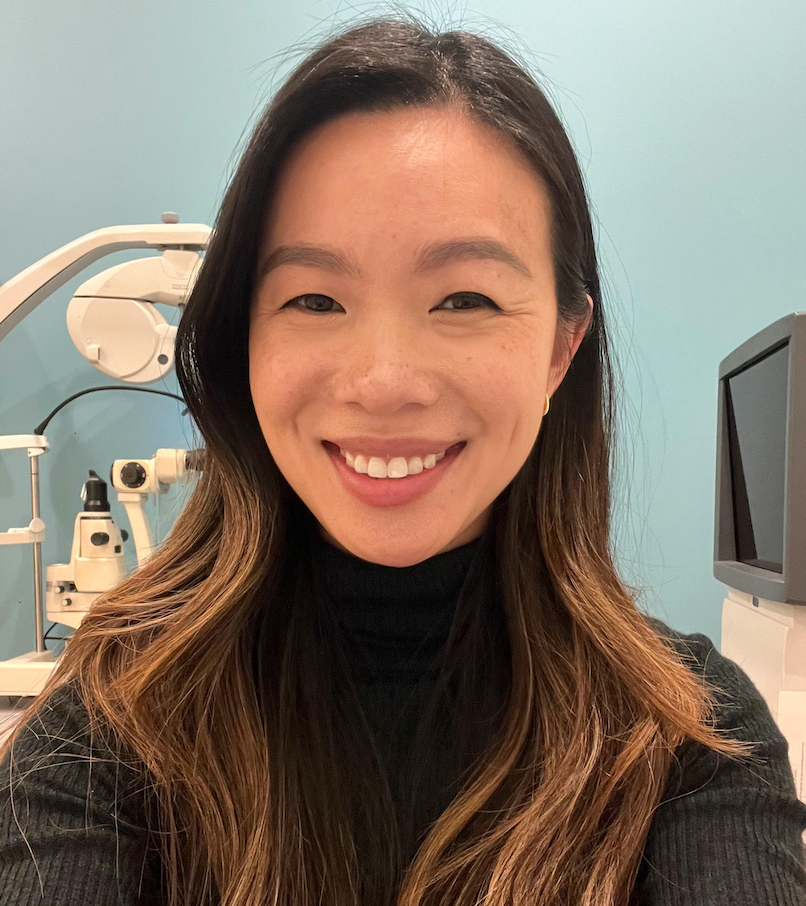 Optometrist Larissa Duong