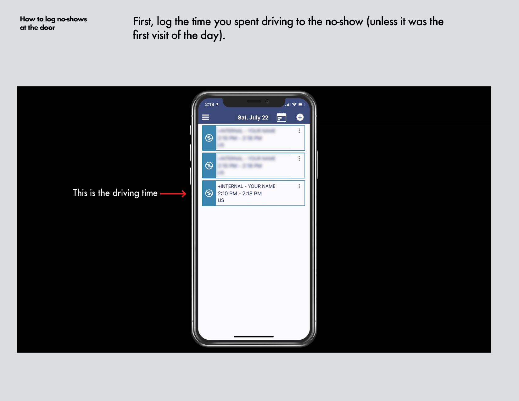 How to log no shows at the door iOS4.png