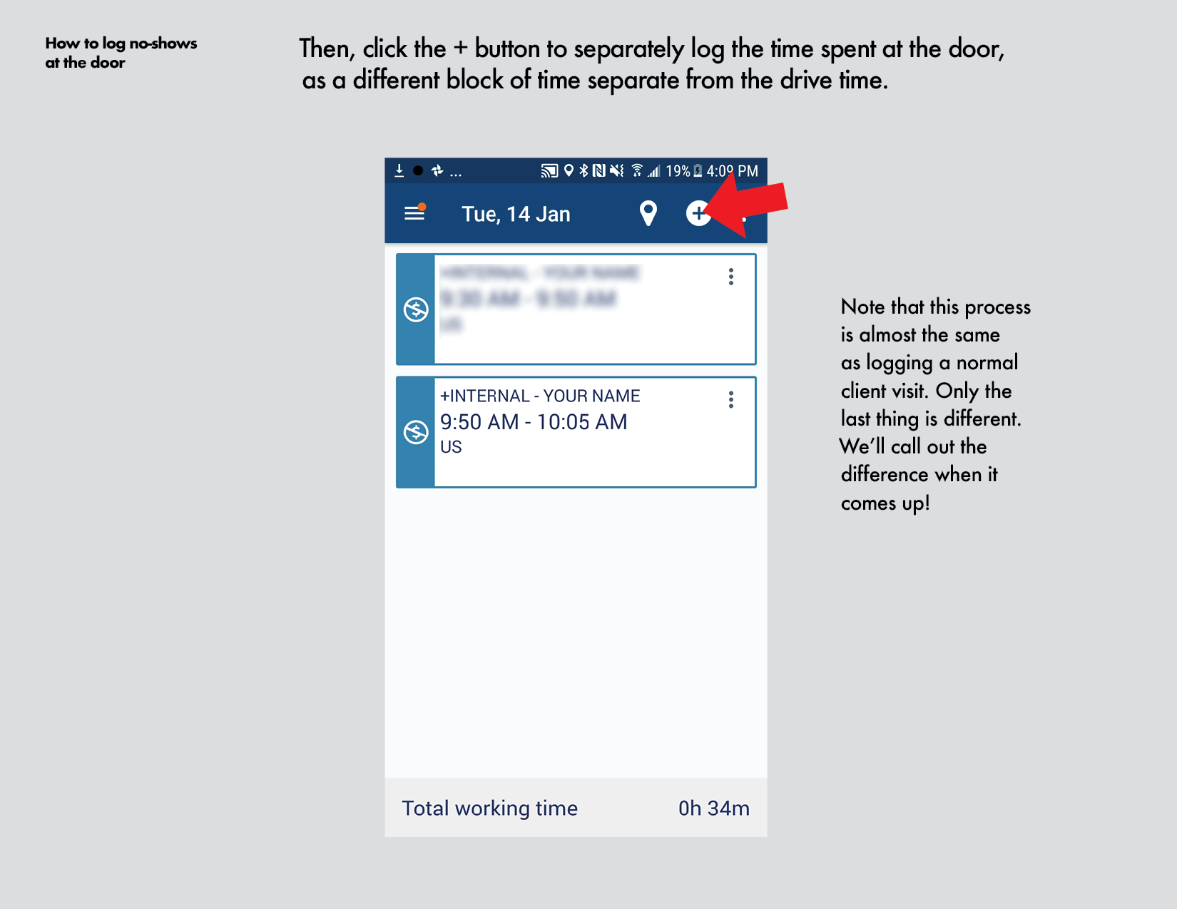 How to log no shows at the door Android5.png