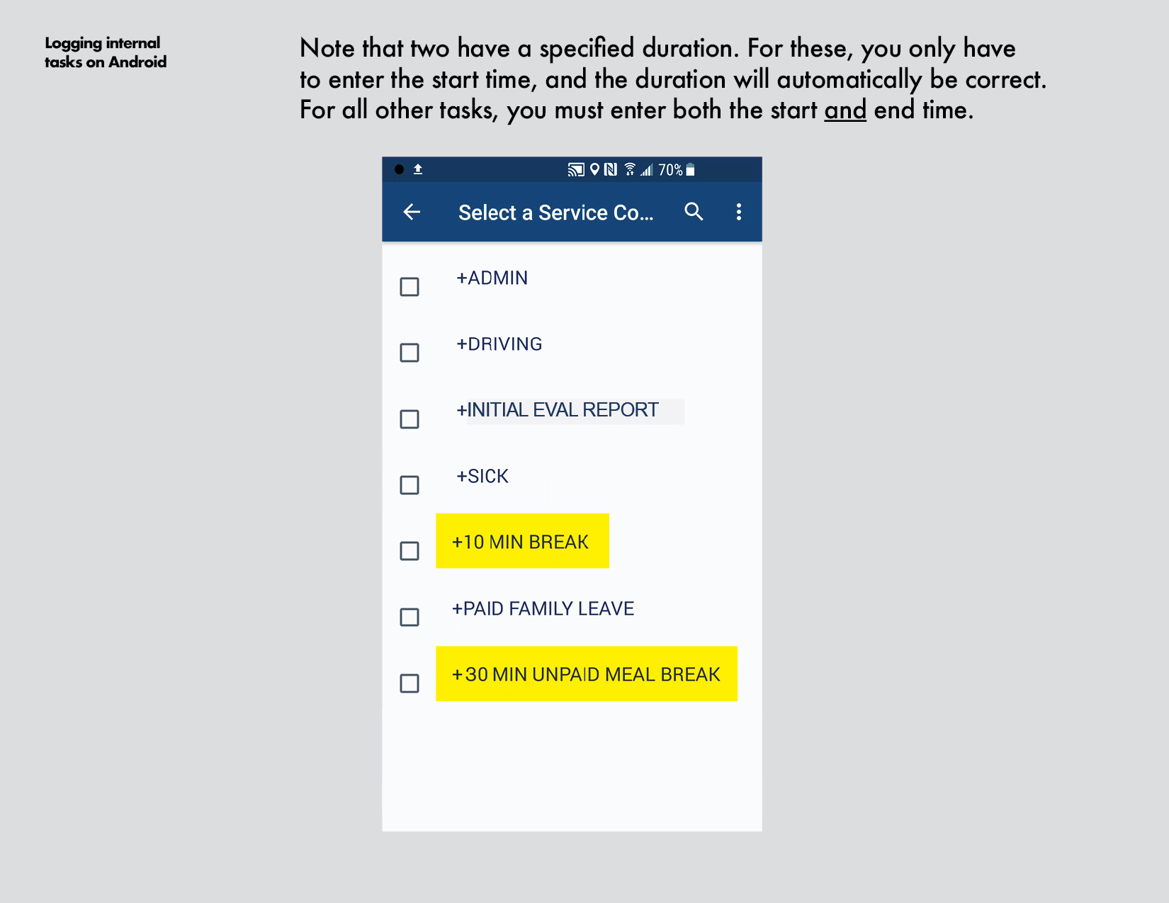 How to log internal tasks Android8.png
