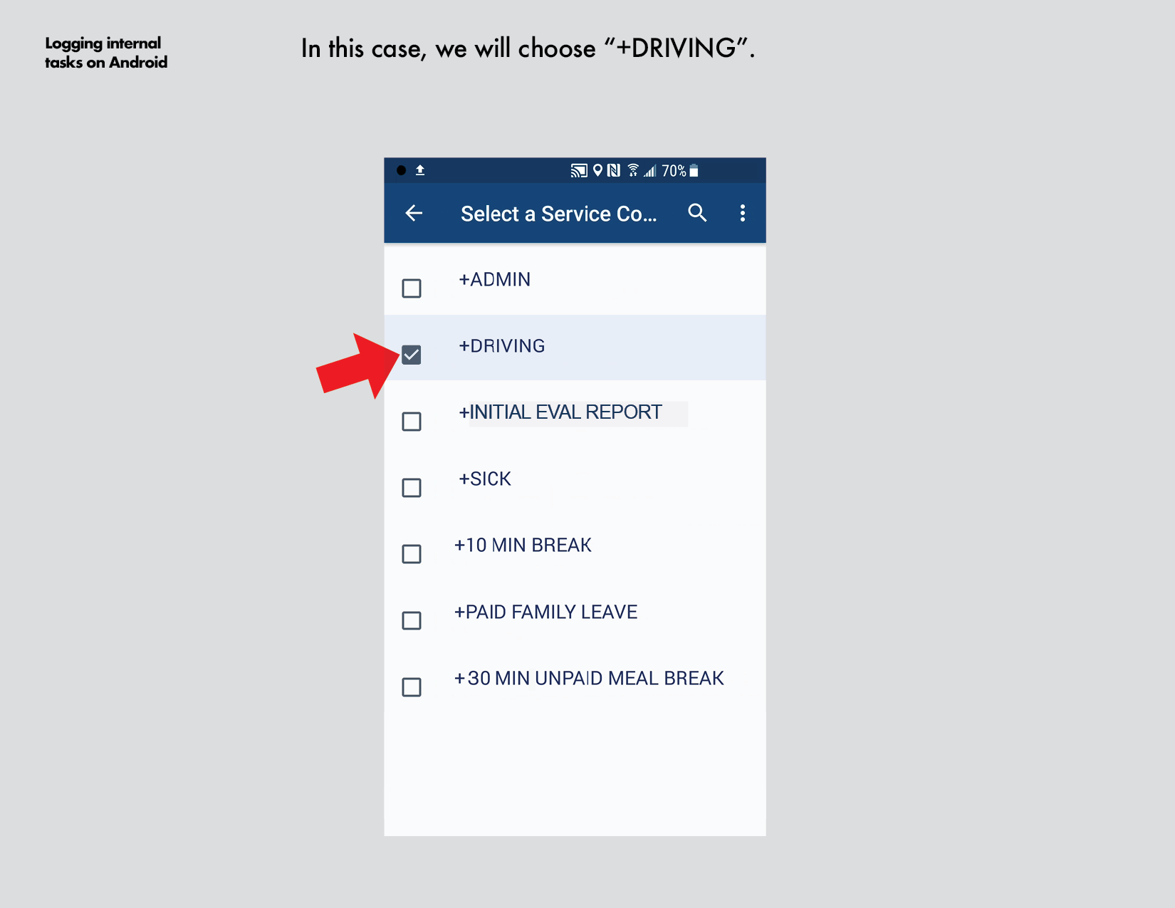 How to log internal tasks Android9.png