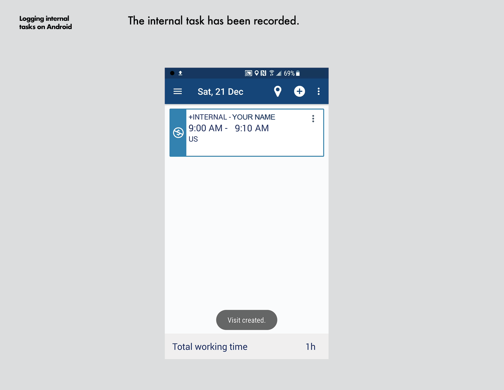 How to log internal tasks Android17.png
