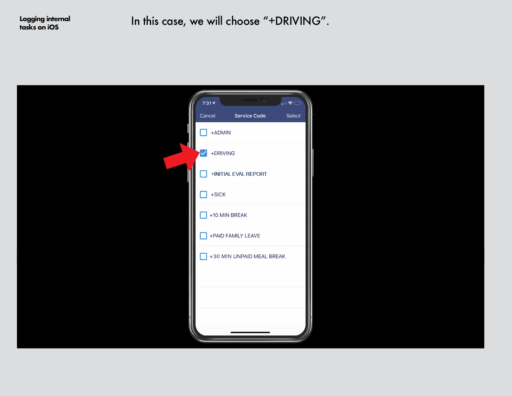 How to log internal tasks iOS9.png