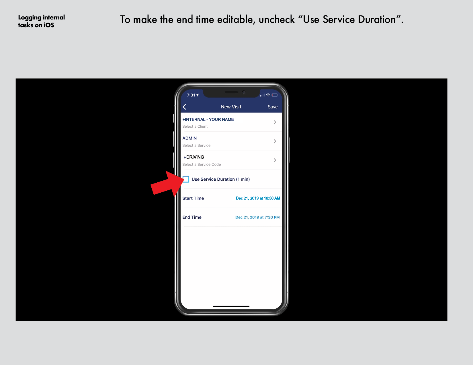 How to log internal tasks iOS13.png