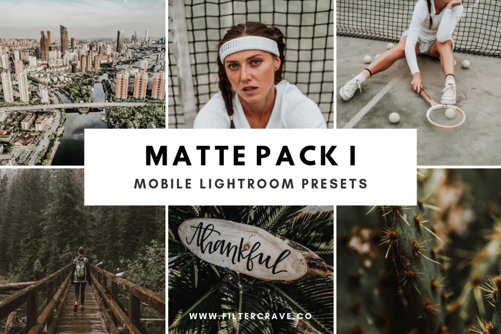 Matte Pack Mobile Lightroom Presets 