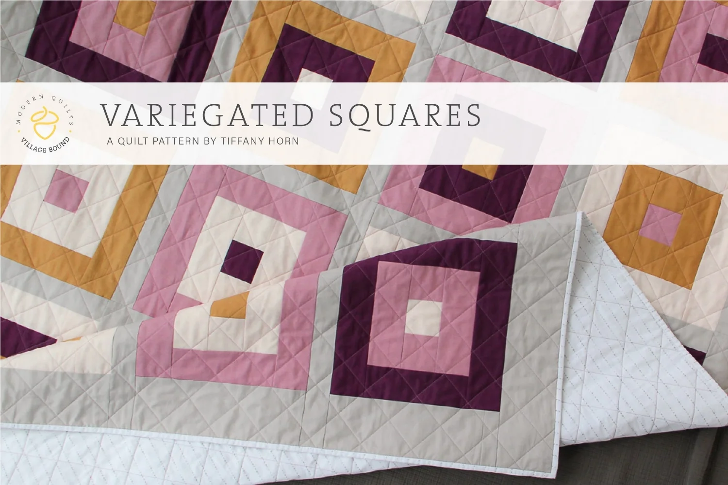 Variegated Squares Quilt Pattern