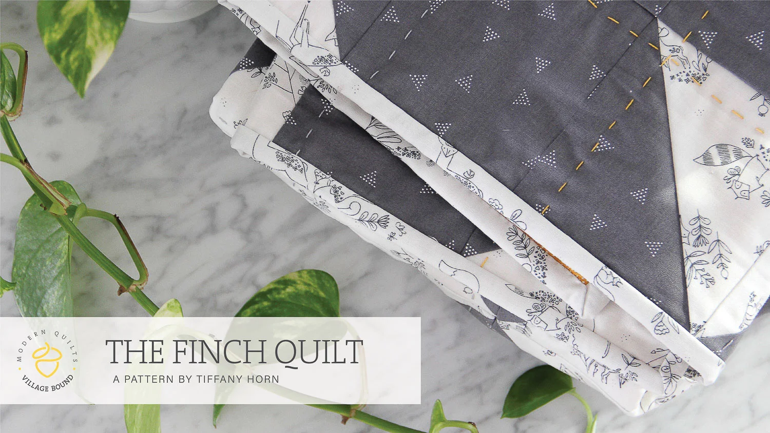 The Finch Quilt Pattern Village Bound Quilts