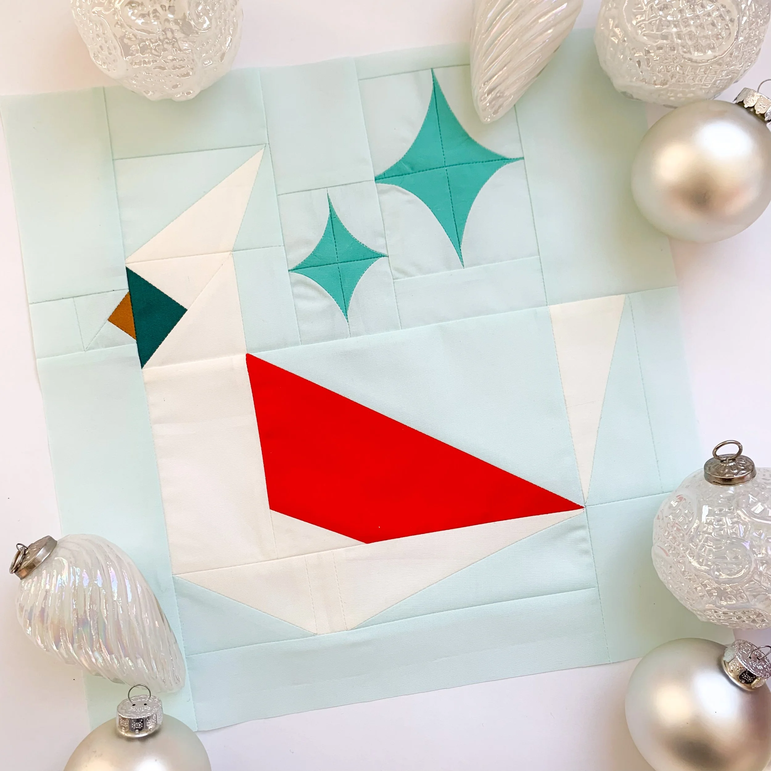 Classic Cardinal Block Pattern (PDF)