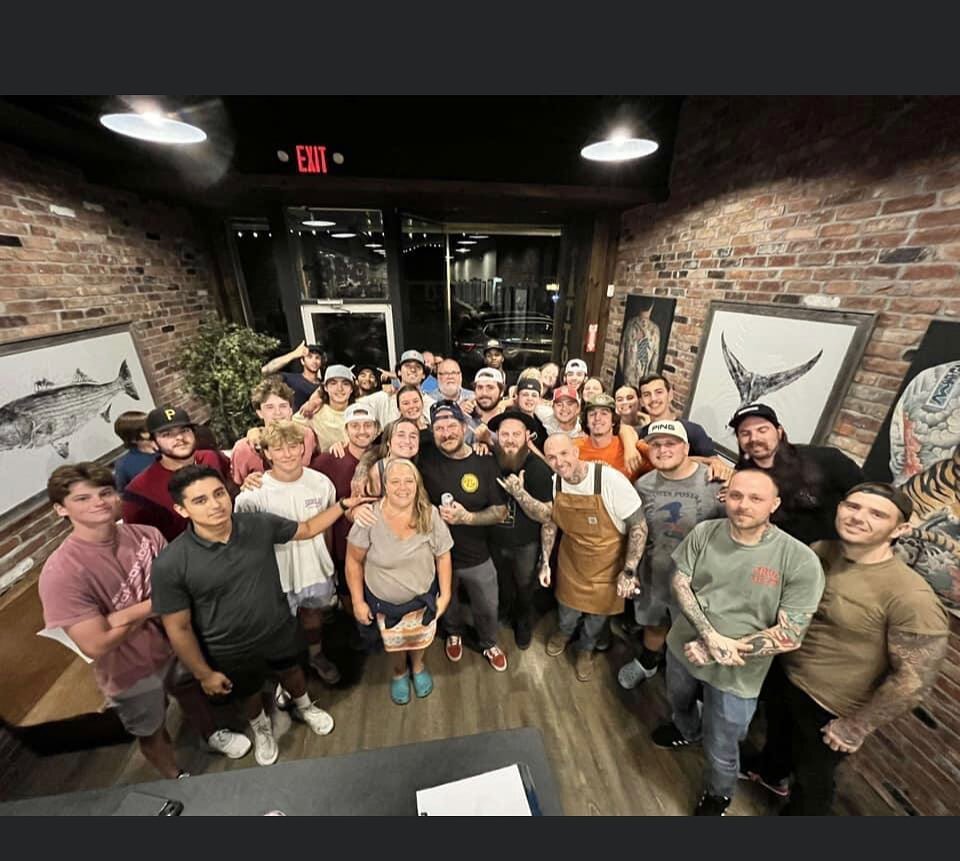 Last night @valvano_d and myself needed help. We where tasked with helping the Needham family do a memorial tattoo for Sam an 18yr old from Barnstable whose life was taken this week by a drunk driver. I looked in the eyes of the mom brother and siste