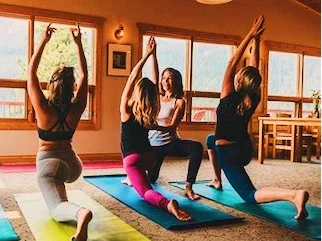 Morning yoga instruction