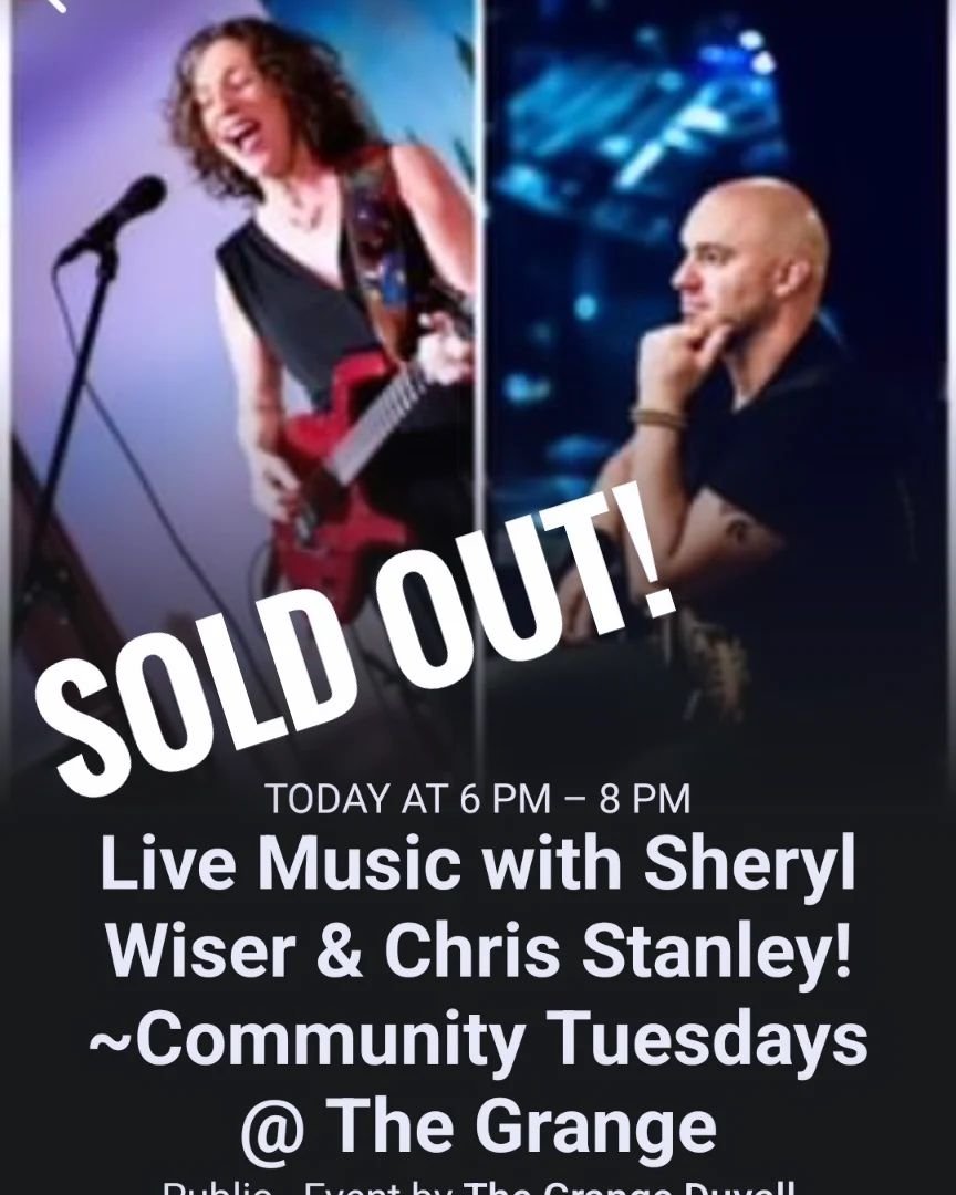Thank you, friends! We are officially sold out for tonight's show @the_grange_duvall with @chrisstanleymusic. Looking forward to a sweet night of music! 🎸❤️🌟