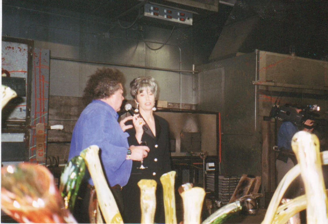 APRIL BROWN WITH DALE CHIHULY