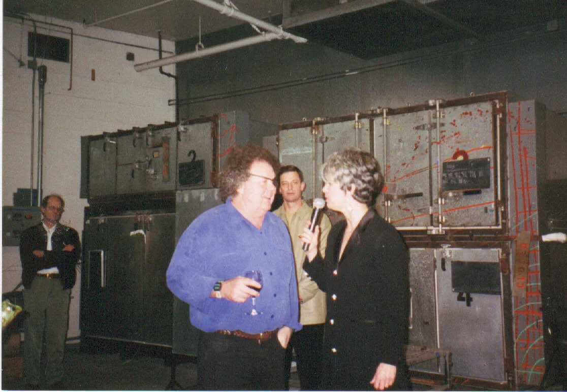 APRIL BROWN WITH DALE CHIHULY