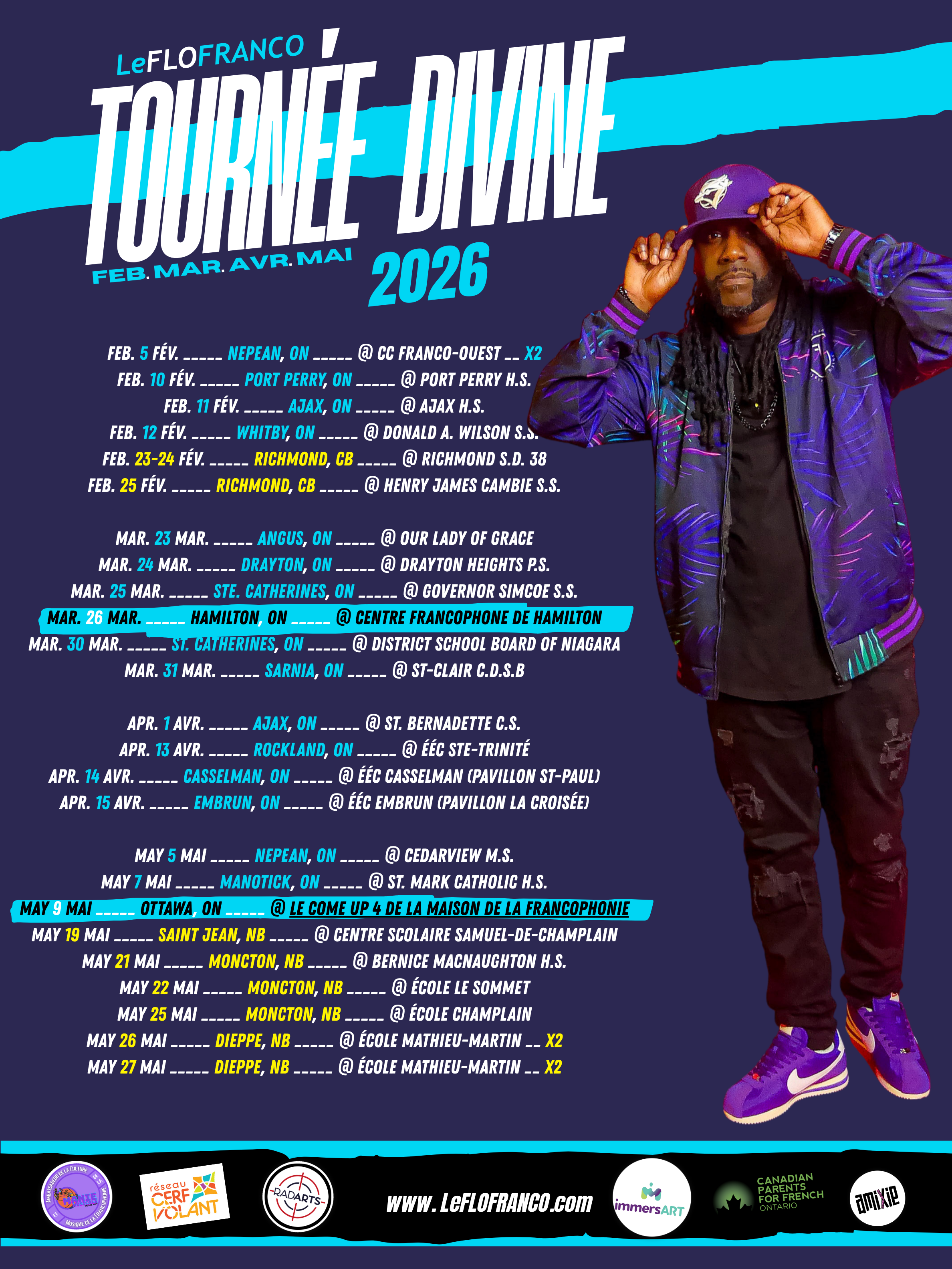 2026 LeFLOFRANCO Tournée Divine 1