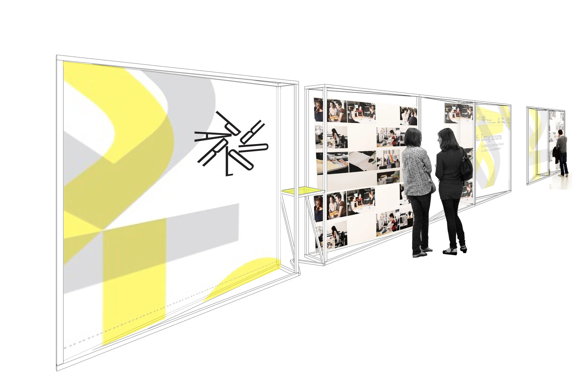 Skein proposed series of minimal display elements for the Office for Design and Architecture SA, 2016.