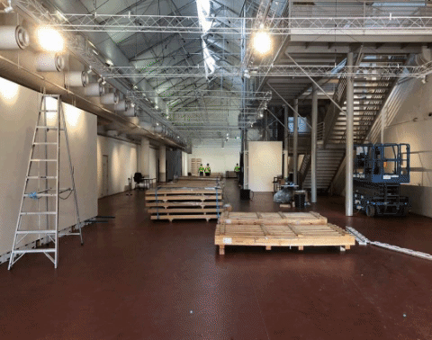 INSTALLATION PROGRESS - TARNANTHI ART FAIR, OCTOBER 2018