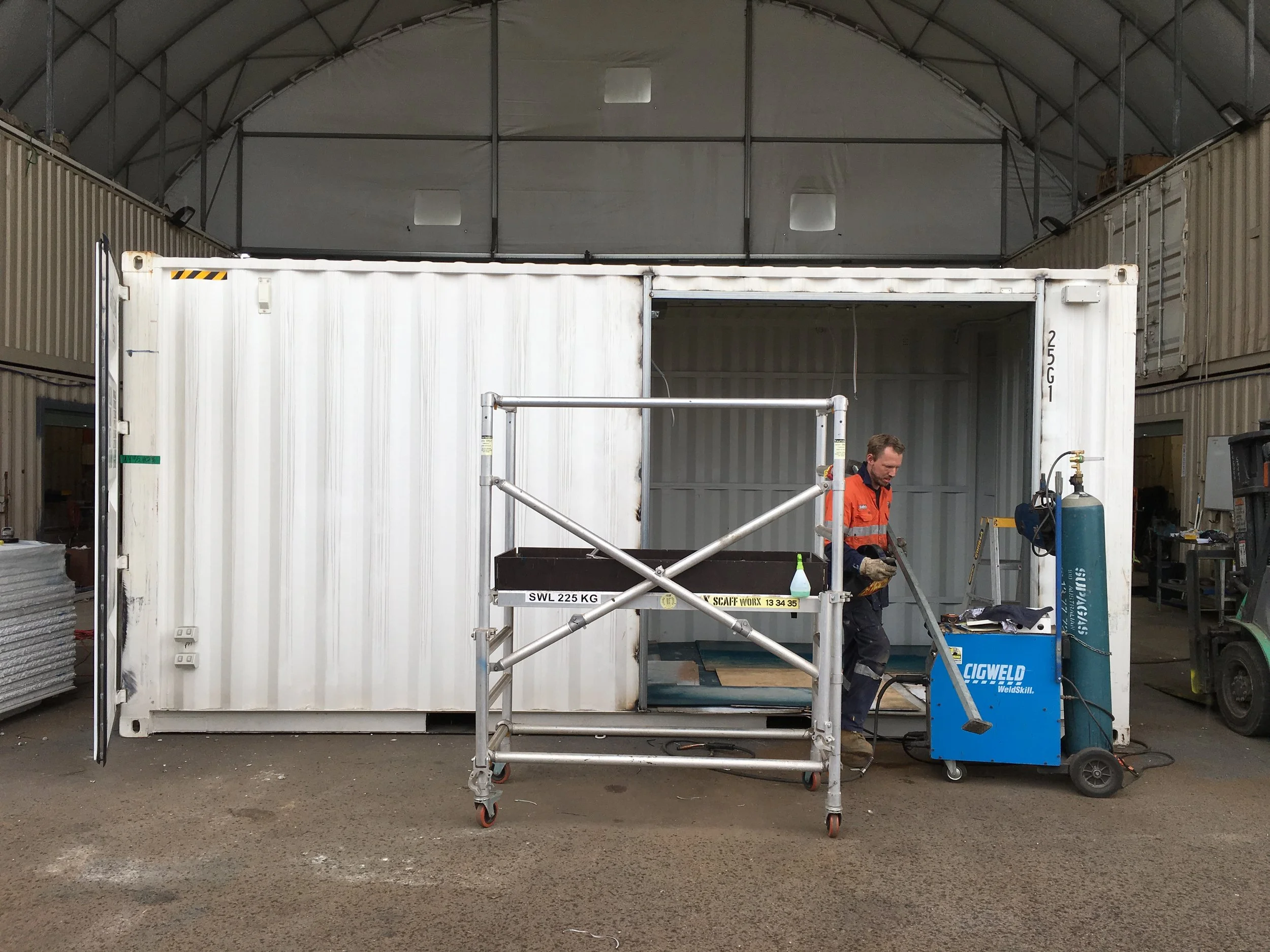 PREFABRICATION REVIEW - SOUTHERN COURTYARD DEVELOPMENT : ADELAIDE CENTRAL SCHOOL OF ART, GLENSIDE