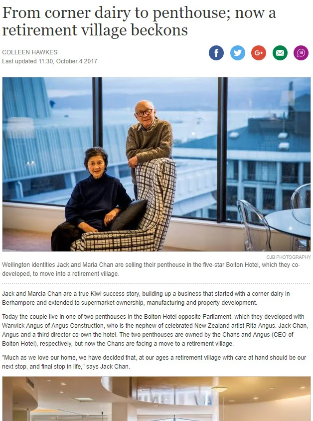 From corner dairy to penthouse