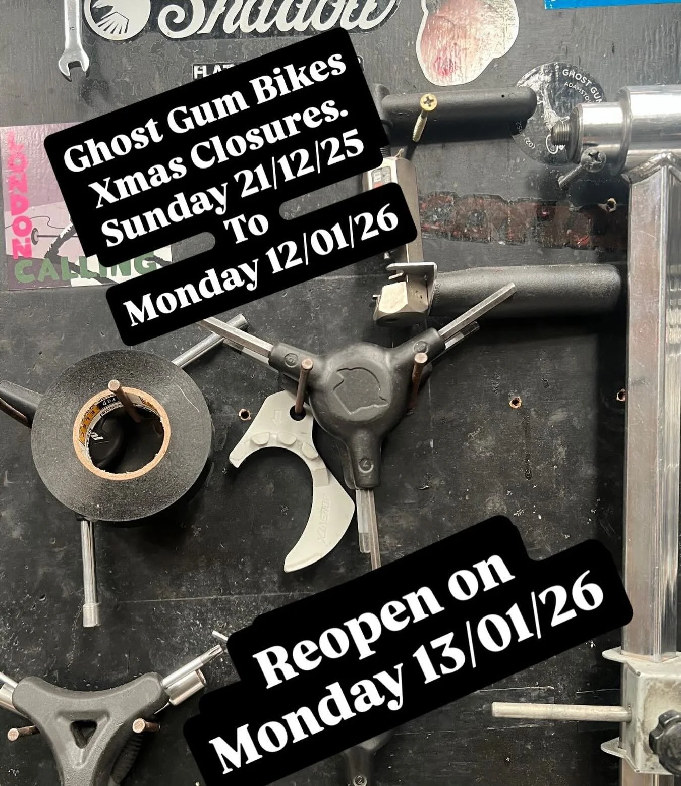 To all our friends out there Merry Xmas and a Happy New Year.
GGB will be closed Sunday 21/12/25 to Monday 12/01/26.
Reopen Tuesday 13/01/26 see you&rsquo;ll on the flip side.