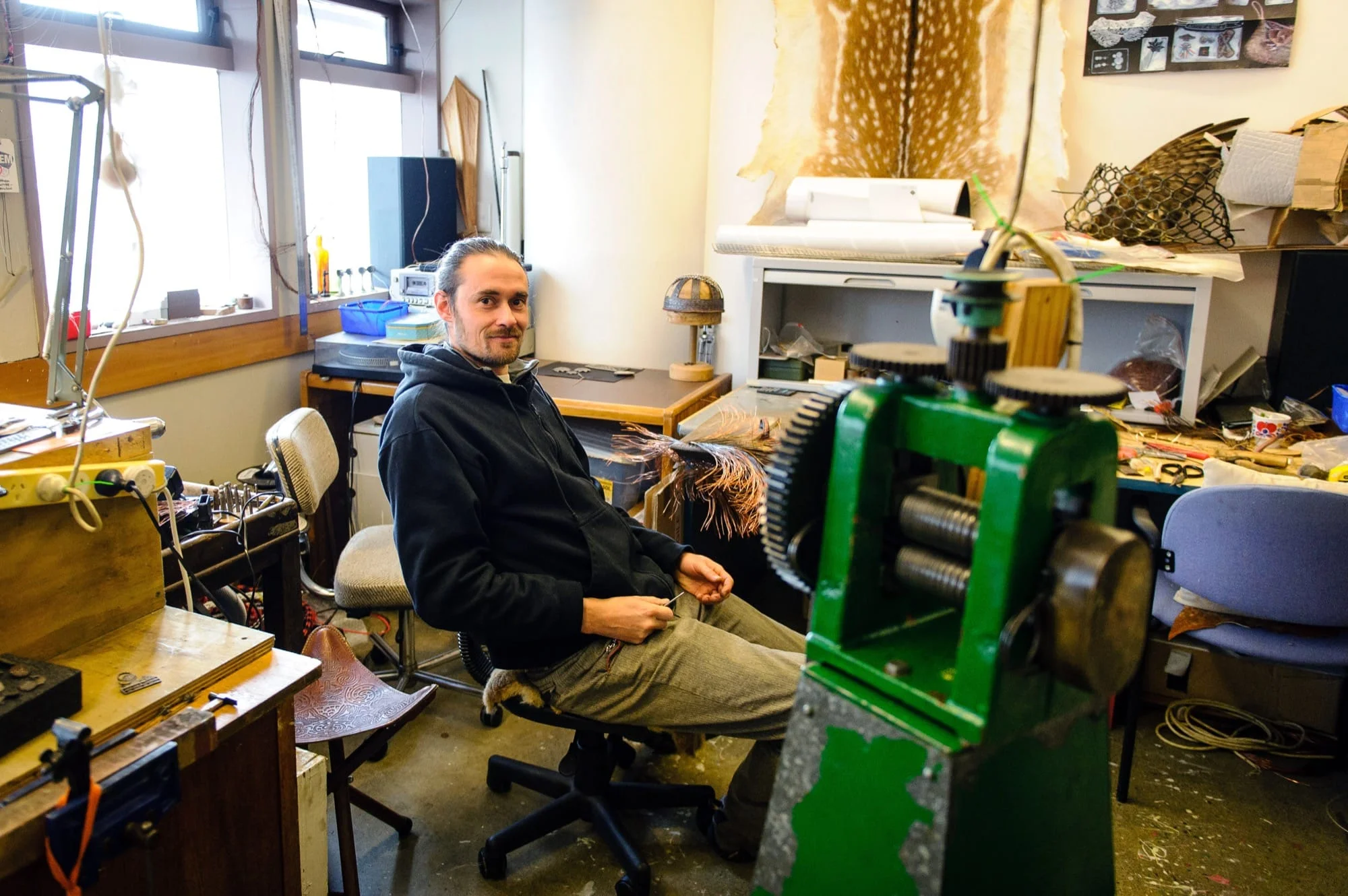 Open studio day at Toi Pōneke