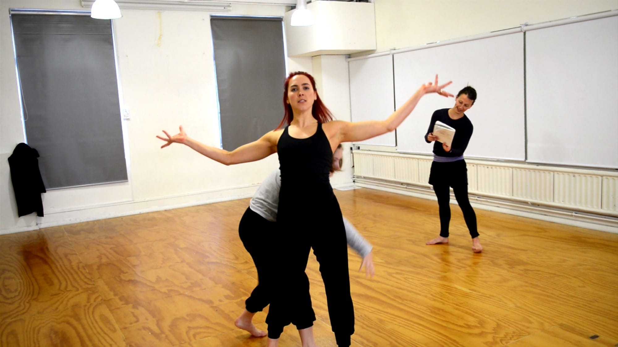 Java Dance Theatre at practice in the Dance Studio