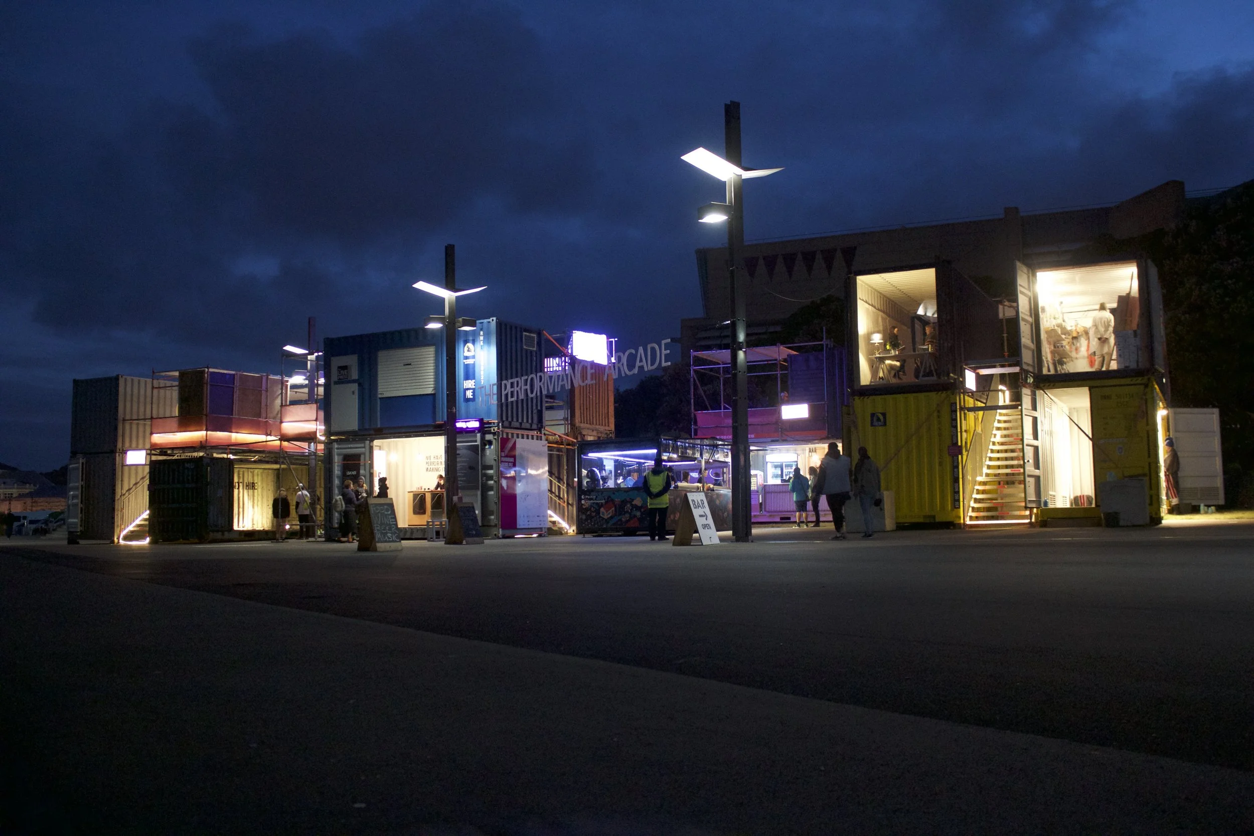 The Performance Arcade at Toi Pōneke